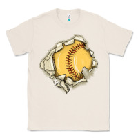Natural softball Classic Tee - MaliasSmallBusiness