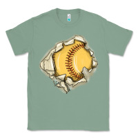 Sage softball Classic Tee - MaliasSmallBusiness
