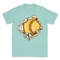 Seafoam softball Classic Tee - MaliasSmallBusiness
