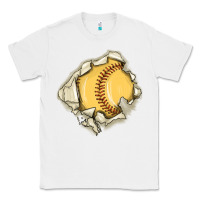White softball Classic Tee - MaliasSmallBusiness