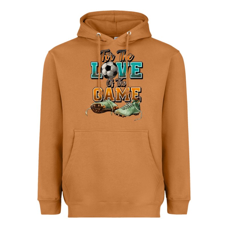 For The Love Of The Game Soccer Heavyweight Hoodie by NancyCooperArtShop | Teevron