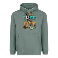 Sage For the love of the game Soccer Heavyweight Hoodie - NancyCooperArtShop