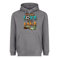 Storm For the love of the game Soccer Heavyweight Hoodie - NancyCooperArtShop