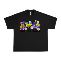 Black peace love  equality Urban Heavy Tee - AdoDesignShop