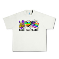Pistachio peace love  equality Urban Heavy Tee - AdoDesignShop