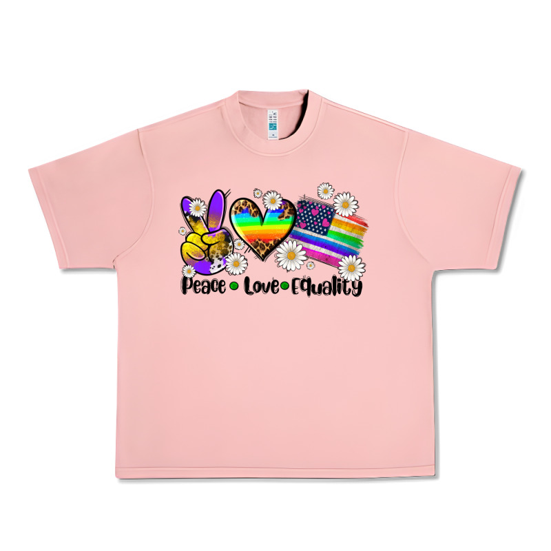 Peace Love  Equality Urban Heavy Tee by AdoDesignShop | Teevron