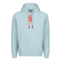 Blue Mist colorful girl Premium Hoodie - TumblerDesignByShophia