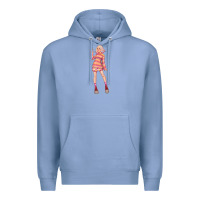 Colony Blue colorful girl Premium Hoodie - TumblerDesignByShophia