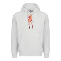 Dove Grey colorful girl Premium Hoodie - TumblerDesignByShophia