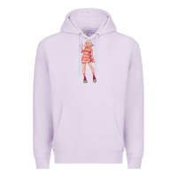 Lilac colorful girl Premium Hoodie - TumblerDesignByShophia