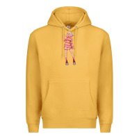 Mustard colorful girl Premium Hoodie - TumblerDesignByShophia