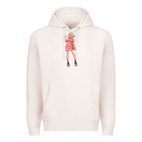 Pale Pink colorful girl Premium Hoodie - TumblerDesignByShophia