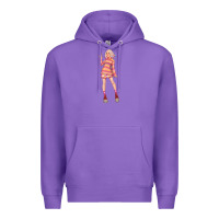 Purple colorful girl Premium Hoodie - TumblerDesignByShophia
