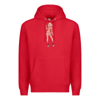 Red colorful girl Premium Hoodie - TumblerDesignByShophia