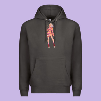 Colorful Girl Premium Hoodie Designed By Tumblerdesignbyshophia