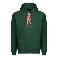 Sports Green colorful girl Premium Hoodie - TumblerDesignByShophia