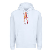 White colorful girl Premium Hoodie - TumblerDesignByShophia