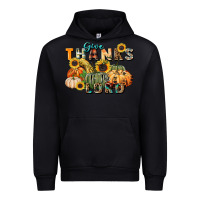 Black give thanks to the lord Urban Hoodie - FaDigitalArtStudio