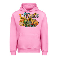Fuchsia Pink give thanks to the lord Urban Hoodie - FaDigitalArtStudio