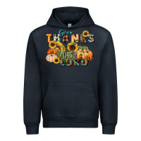 Navy give thanks to the lord Urban Hoodie - FaDigitalArtStudio