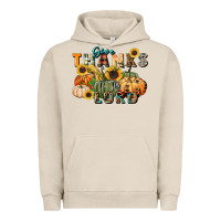 Pigment French Oak give thanks to the lord Urban Hoodie - FaDigitalArtStudio