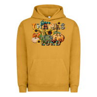Pigment Peanut Butter give thanks to the lord Urban Hoodie - FaDigitalArtStudio