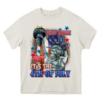 Cream Dead inside but it's the 4th of July Heavy Core Tee - CowGirlArtShop