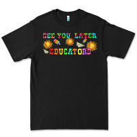 Black see you later educators  libbey glass Premium Tee - HRA Design Shop