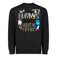 Black every bunnys favorite dental office Heavyweight Sweatshirt - MaliasSmallBusiness