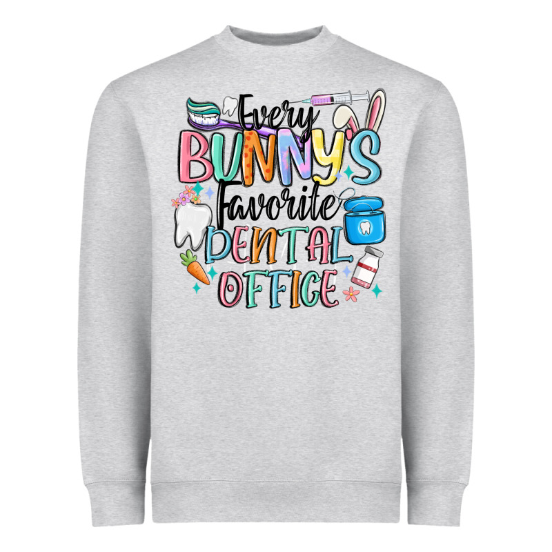Every Bunnys Favorite Dental Office Heavyweight Sweatshirt by MaliasSmallBusiness | Teevron