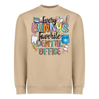 Mushroom every bunnys favorite dental office Heavyweight Sweatshirt - MaliasSmallBusiness