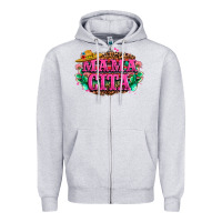 Vibrant Fiesta Typography Zipper Hoodie | Teevron