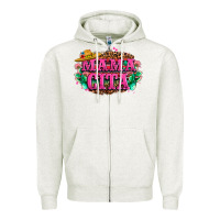 Oatmeal Heather vibrant fiesta typography Zipper Hoodie - LillyAllenDesigns