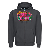 Smoke vibrant fiesta typography Zipper Hoodie - LillyAllenDesigns