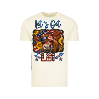 Vintage Arctic let's get lit 4th of july cow Vintage Tee - LillyAllenDesigns