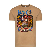 Vintage Camel let's get lit 4th of july cow Vintage Tee - LillyAllenDesigns
