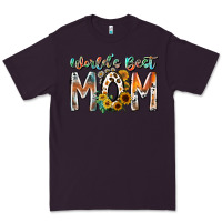 Plum world is best mom Premium Tee - RacoonDesign
