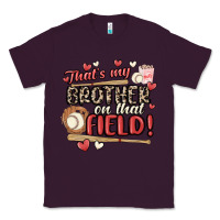 Plum that's my brother on that field  baseball Classic Tee - MaliasSmallBusiness