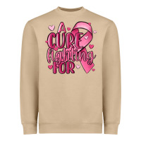 Mushroom a cure fighting for Heavyweight Sweatshirt - MaliasSmallBusiness