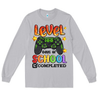 Moon Dust level 100 days of school completed Long Sleeve Tee - MaliasSmallBusiness