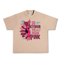 Burro In october we wear pink Urban Heavy Tee - NancyCooperArtShop