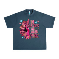 Midnight Navy In october we wear pink Urban Heavy Tee - NancyCooperArtShop