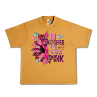 Peanut Butter In october we wear pink Urban Heavy Tee - NancyCooperArtShop