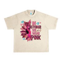 Sandshell In october we wear pink Urban Heavy Tee - NancyCooperArtShop