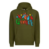 Army Green gamer Premium Hoodie - JahusDesignShop
