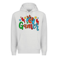Dove Grey gamer Premium Hoodie - JahusDesignShop