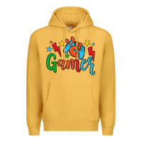 Mustard gamer Premium Hoodie - JahusDesignShop
