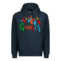 Navy gamer Premium Hoodie - JahusDesignShop