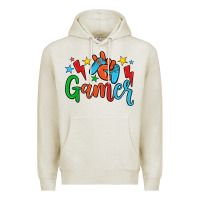Oatmeal Heather gamer Premium Hoodie - JahusDesignShop