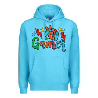 Ocean Blue gamer Premium Hoodie - JahusDesignShop